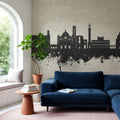 Siena Italy Skyline Concrete Mural Wallpaper - room preview 02