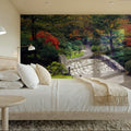 Autumn Zen Garden Mural Wallpaper - room preview 02