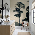 Lone Tree Japan Mural Wallpaper - room preview 02