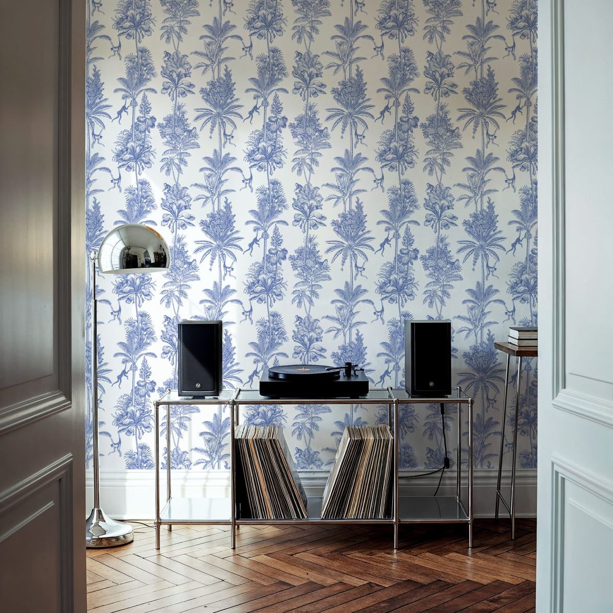Jungle Toile Mural Wallpaper - room preview 02
