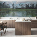 Reflections on the River Mural Wallpaper - room preview 02
