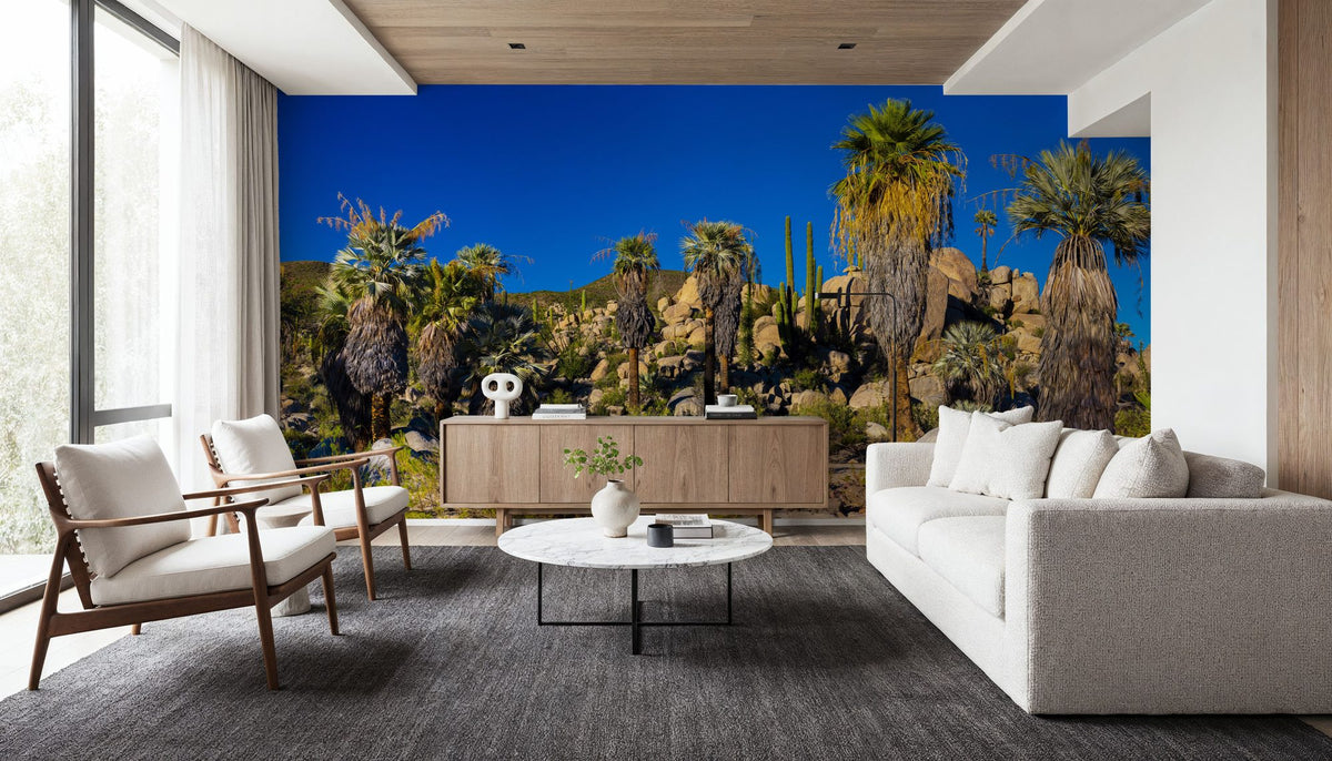 Baja Palms Mural Wallpaper - room preview 02