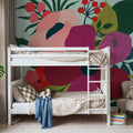 Pretty Florals III Mural Wallpaper - room preview 02