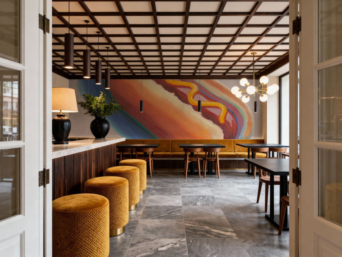 Hot Dog Mural Wallpaper - room preview 02