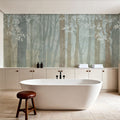 Winter Woodland Mural Wallpaper - room preview 02