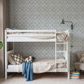 Forest Animals Telft, Tiles, Blue Mural Wallpaper - room preview 02