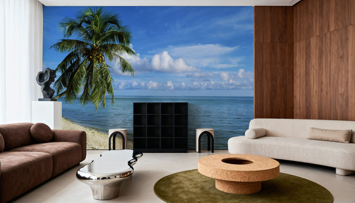 Coconut Shore Mural Wallpaper - room preview 02