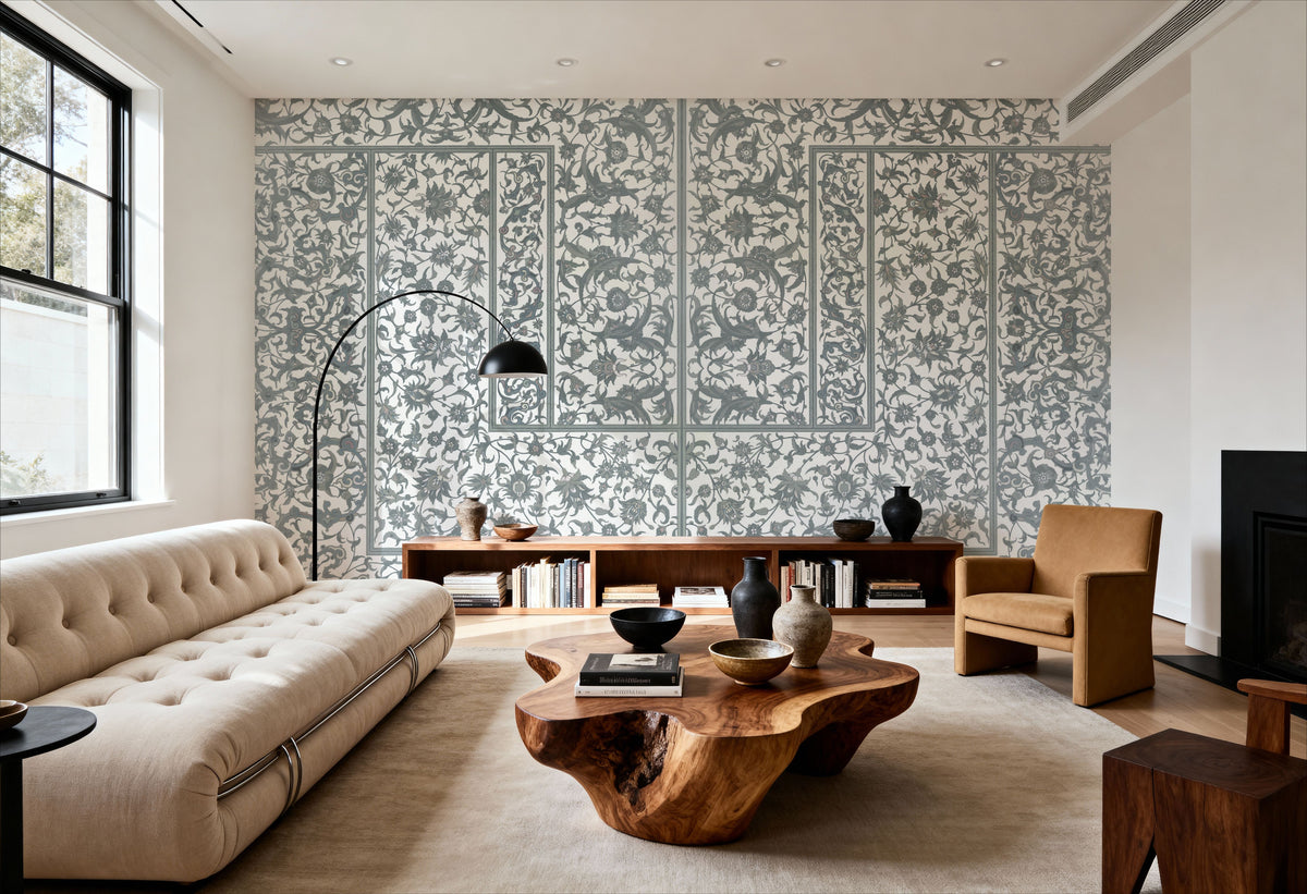Indo Persian Mood, Stone Mural Wallpaper - room preview 02