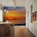 Ibiza Sunset Mural Wallpaper - room preview 02