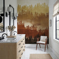 Mountainscape Spice Mural Wallpaper - room preview 02