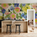Floral Mural Wallpaper - room preview 02