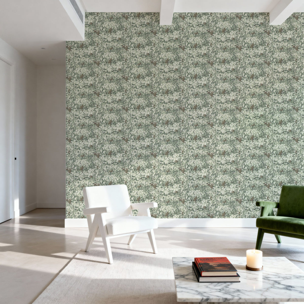 Tree Bower, Laurel Mural Wallpaper - room preview 02