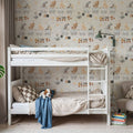 Sky Train, Light Beige Mural Wallpaper - room preview 02