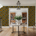 Papillion II, Sunflower Mural Wallpaper - room preview 02