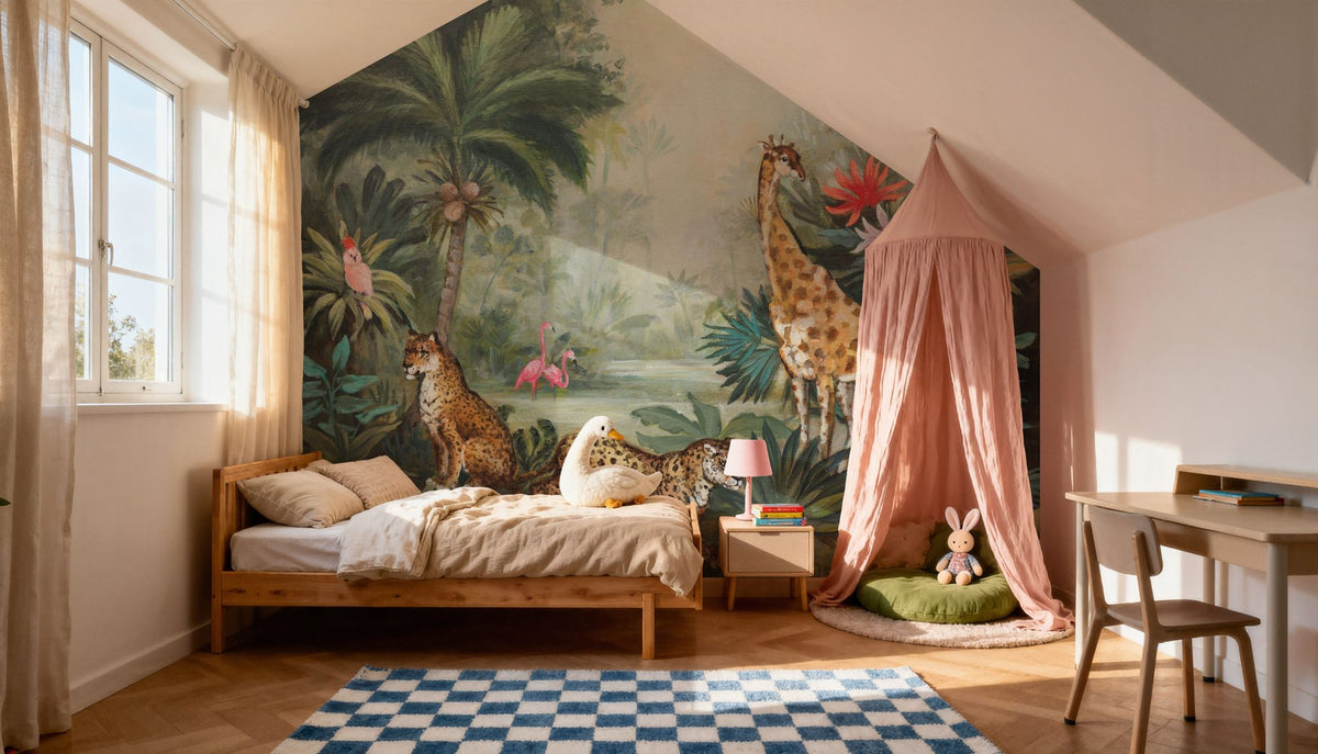 Jungle Break Mural Wallpaper - room preview 02