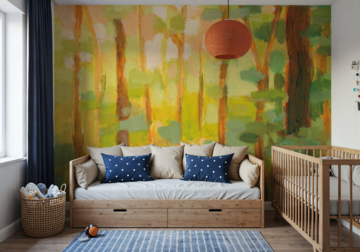 Forest Light I Mural Wallpaper - room preview 02
