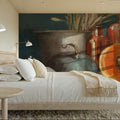 Autumn Still Life Mural Wallpaper - room preview 02