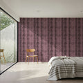 Panthera Tiger, Pink Mural Wallpaper - room preview 02
