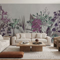 Field of Dreams Purple Mural Wallpaper - room preview 02