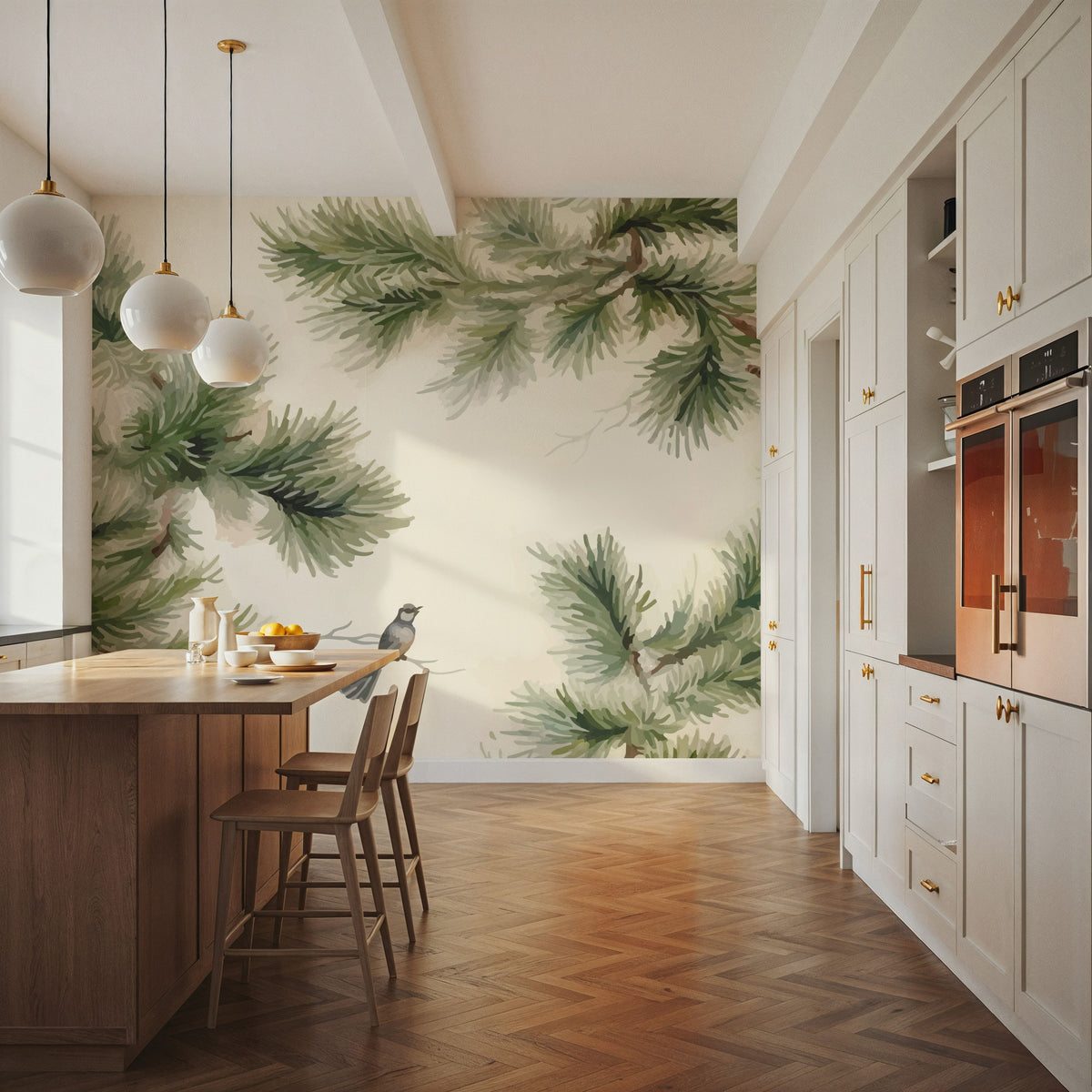 Digital Bird Mural Wallpaper - room preview 02