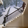 Winter Bridge Serenity Mural Wallpaper - room preview 02