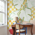 Happy Houseplant Mural Wallpaper - room preview 02