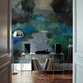 Iris Lake Mural Wallpaper - room preview 02