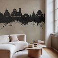 Sofia Bulgaria Skyline Concrete Mural Wallpaper - room preview 02
