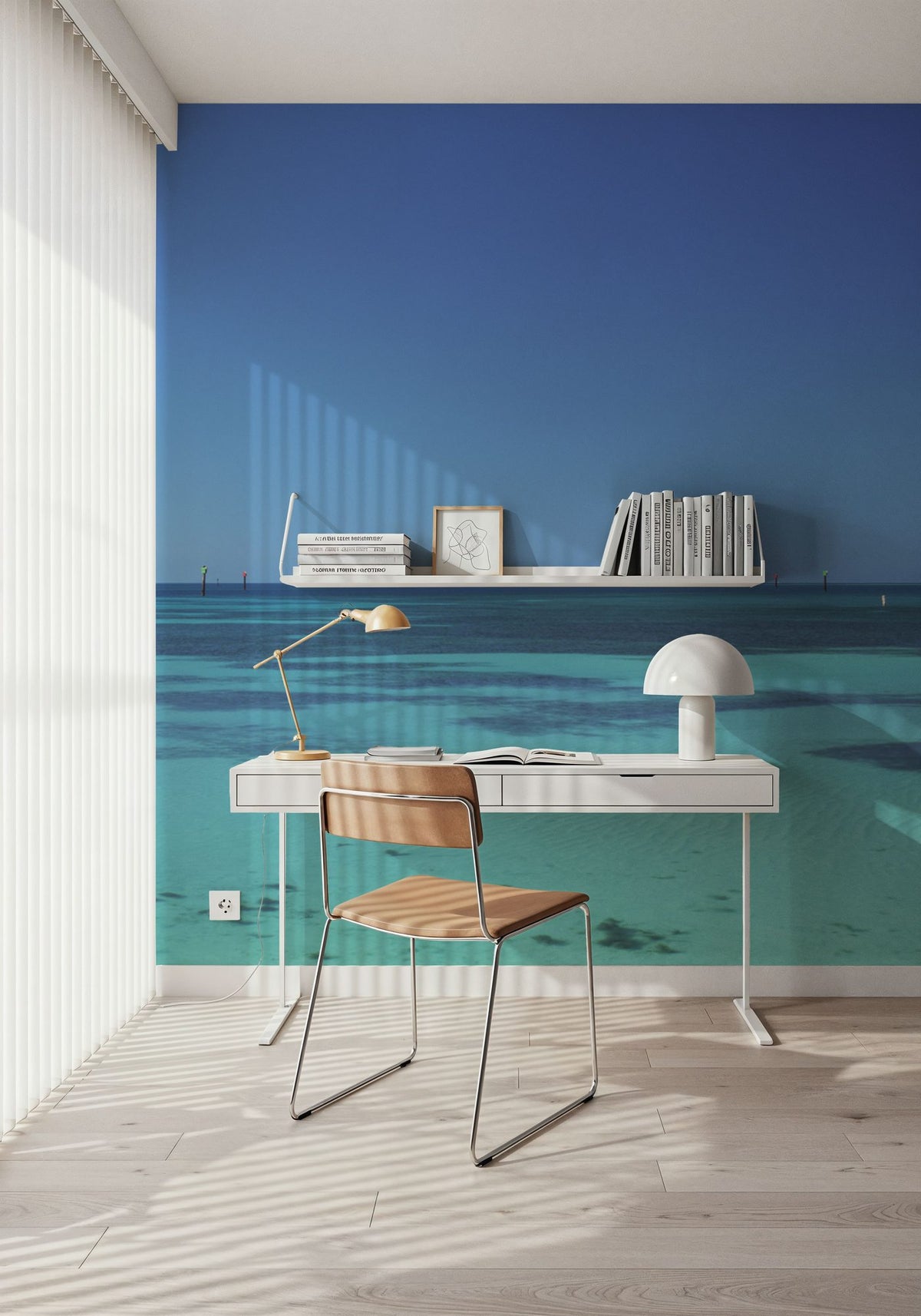 Florida Coast Mural Wallpaper - room preview 02