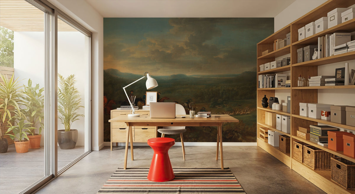 Fox Hound Views Mural Wallpaper - room preview 02