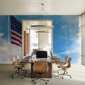 Stars and Stripes Mural Wallpaper - room preview 02