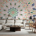 Mandala Circle Mural Wallpaper - room preview 02
