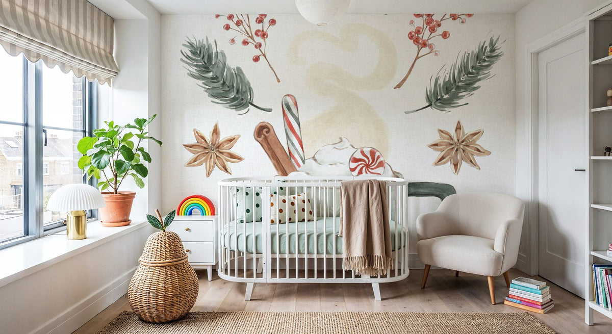 Winter Warmth II Mural Wallpaper - room preview 02