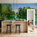 Boston Common Lake Mural Wallpaper - room preview 02