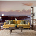 Misty Harbor Sunset Mural Wallpaper - room preview 02