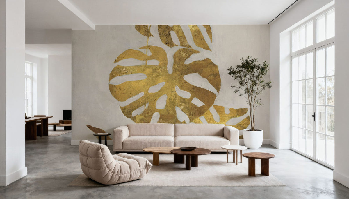Bright Palm Mural Wallpaper - room preview 02