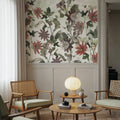 Seven Birds Mural Wallpaper - Neutral Tone - room preview 02