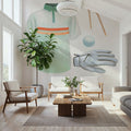 The Fairway IV Mural Wallpaper - Light Tone - room preview 02