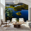 Blue Lakes Wilderness Mural Wallpaper - room preview 02