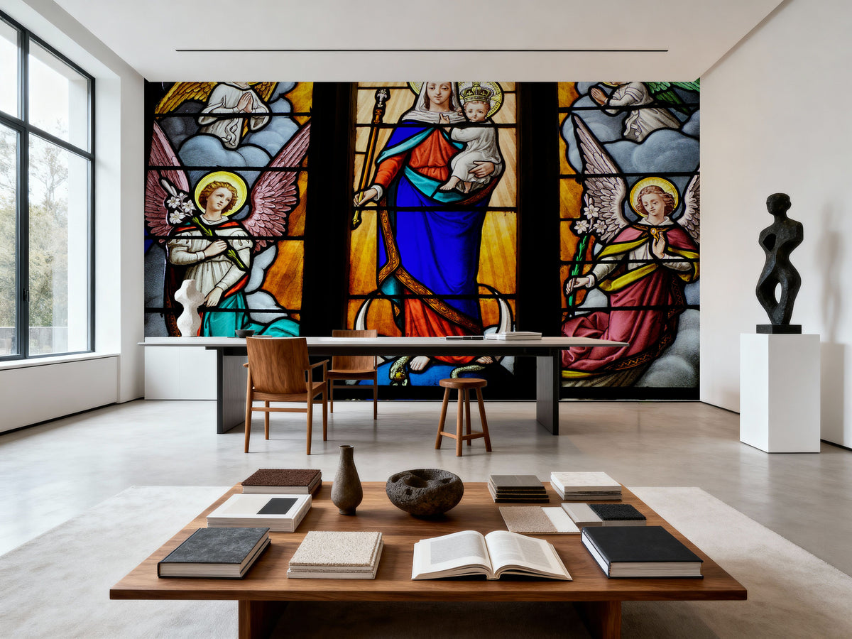 Vitrail Light Mural Wallpaper - room preview 02