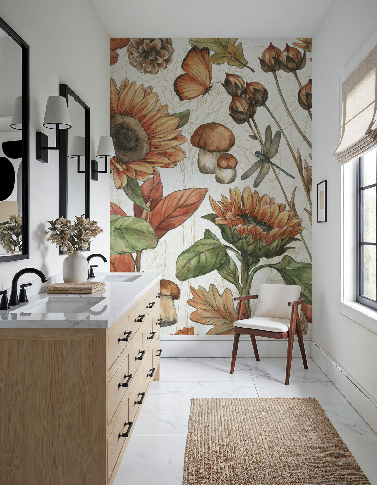 Harvest Home X Mural Wallpaper - room preview 02