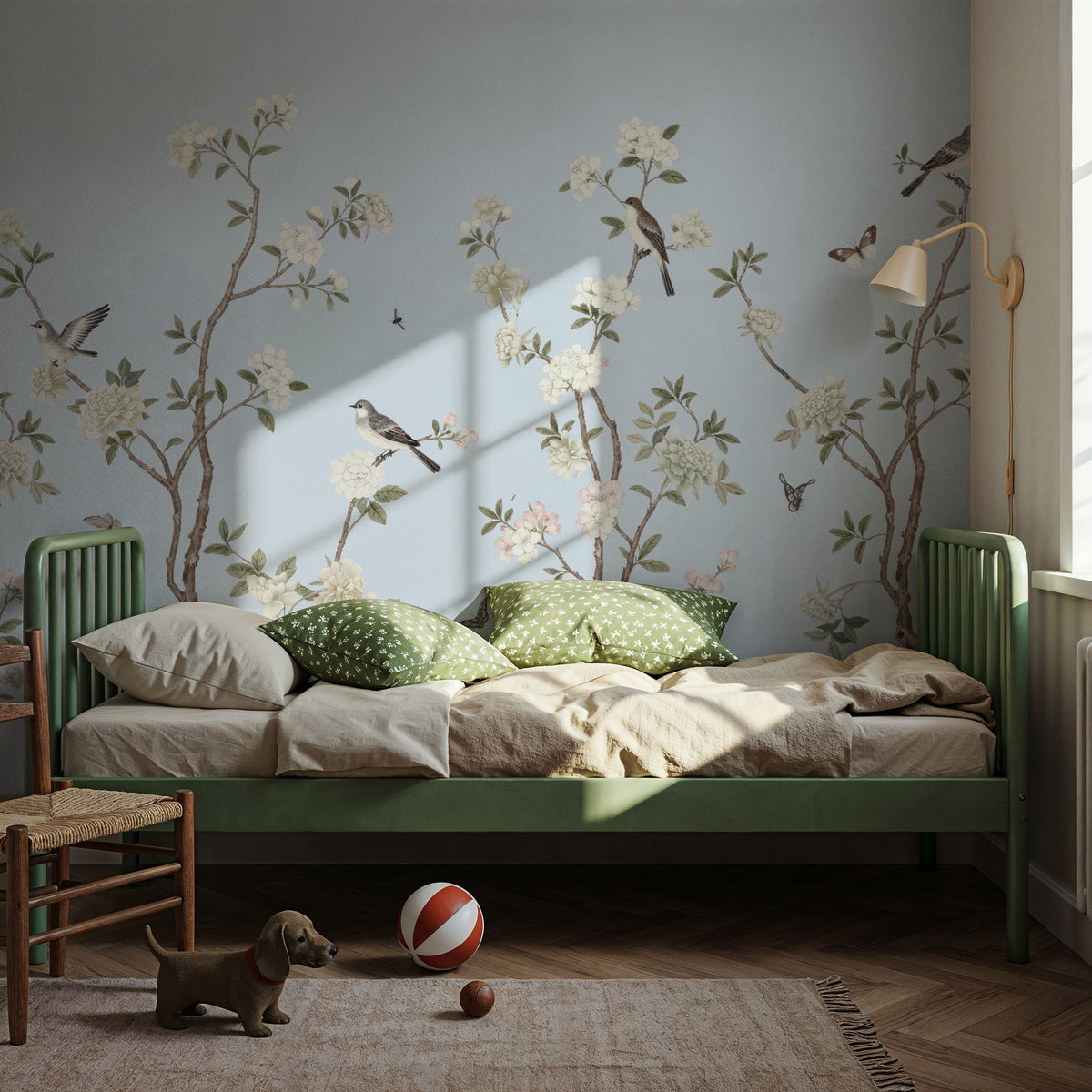 Peony Tree, Sky Mural Wallpaper - room preview 02