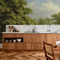 Painted Oak Landscape Mural Wallpaper - room preview 02