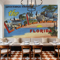 Greetings From Palm Beaches Mural Wallpaper - room preview 02
