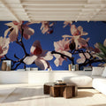 Blush Magnolia Sky Close Up Mural Wallpaper - room preview 02