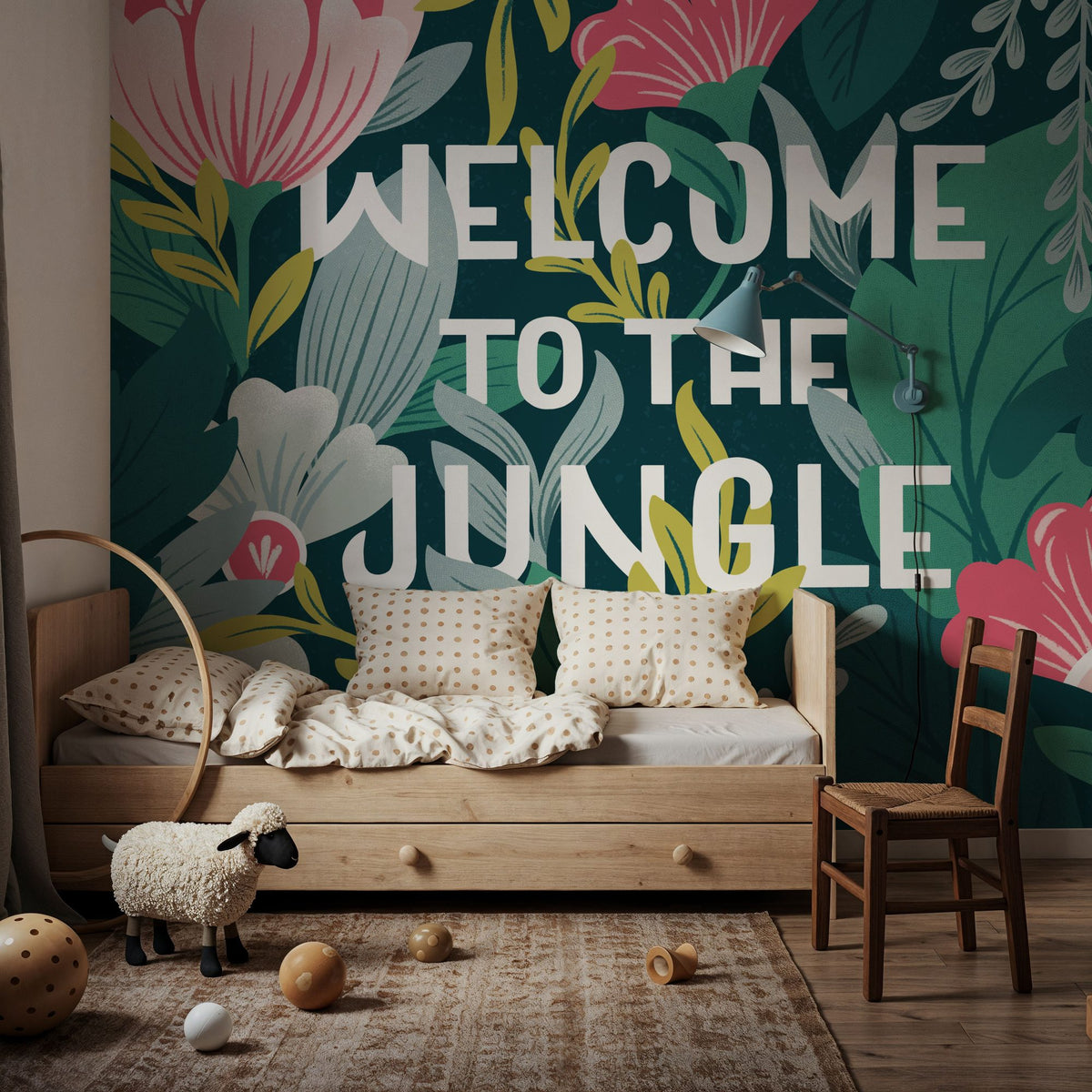 Welcome to the Jungle Mural Wallpaper - room preview 02