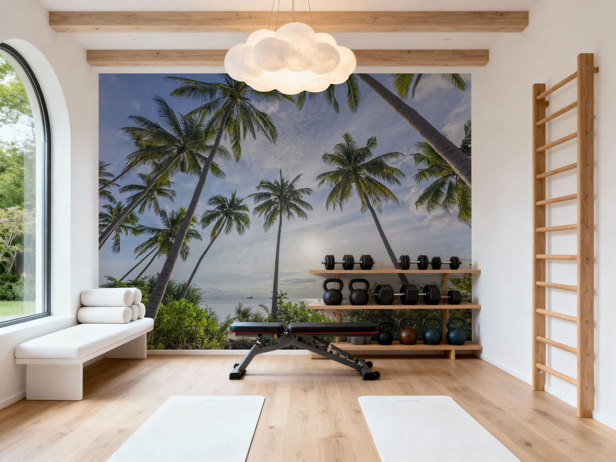 Palm Horizon Mural Wallpaper - room preview 02