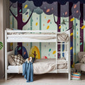 Fantasy Forest Winter Mural Wallpaper - room preview 02