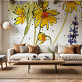 Wild Wild Lupine Mural Wallpaper - room preview 02