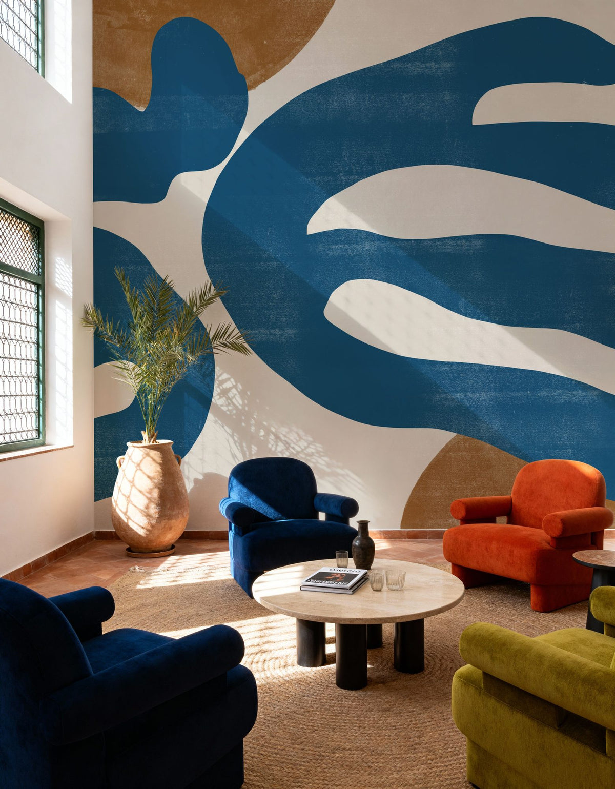 Modern Plant No3 Mural Wallpaper - room preview 02